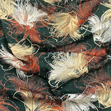 Pound A Metre 3 Metres Luxury Diamante Printed Winter Viscose- 55'' - (Grass)