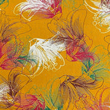 Pound A Metre 3 Metres Luxury Diamante Printed Winter Viscose- 55'' - (Mango)