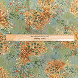 Pound A Metre 3 Metres Luxury Diamante Printed Winter Viscose- 55'' - (Nature)