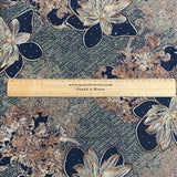 Pound A Metre 3 Metres Luxury Diamante Printed Winter Viscose- 55'' - (Night)