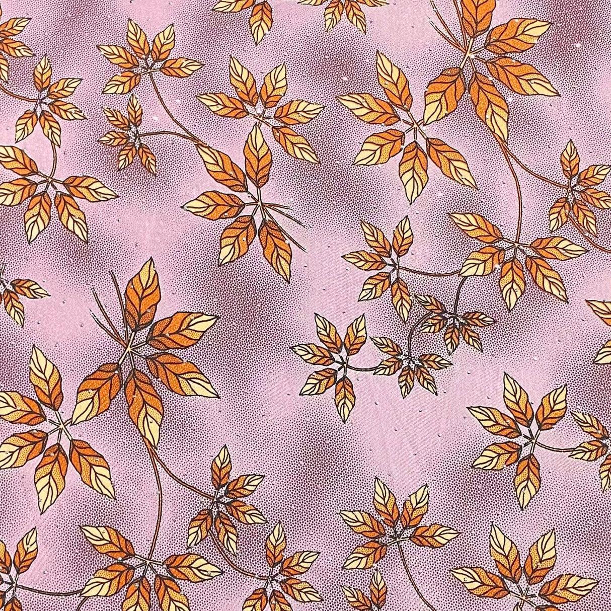Pound A Metre 3 Metres Luxury Diamante Printed Winter Viscose- 55'' - (Pastel Vine)