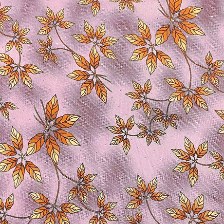 Pound A Metre 3 Metres Luxury Diamante Printed Winter Viscose- 55'' - (Pastel Vine)