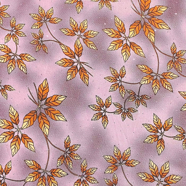 Pound A Metre 3 Metres Luxury Diamante Printed Winter Viscose- 55'' - (Pastel Vine)