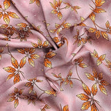 Pound A Metre 3 Metres Luxury Diamante Printed Winter Viscose- 55'' - (Pastel Vine)