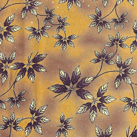 Pound A Metre 3 Metres Luxury Diamante Printed Winter Viscose- 55'' - (Plum)