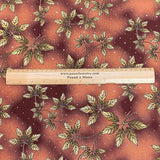 Pound A Metre 3 Metres Luxury Diamante Printed Winter Viscose- 55'' - (Terracota)