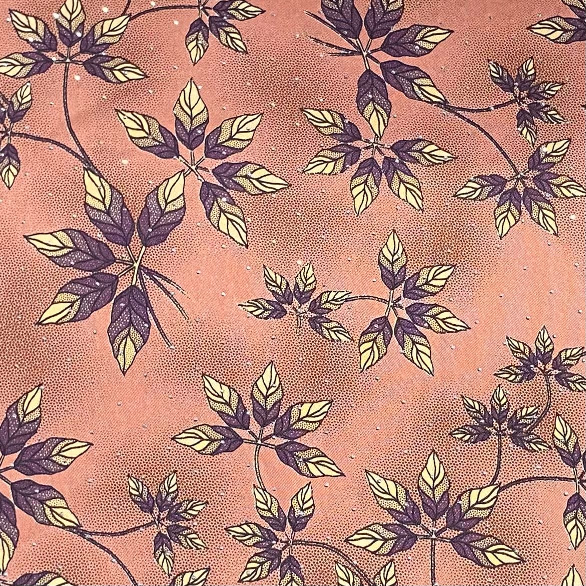 Pound A Metre 3 Metres Luxury Diamante Printed Winter Viscose- 55'' - (Voile Brust)