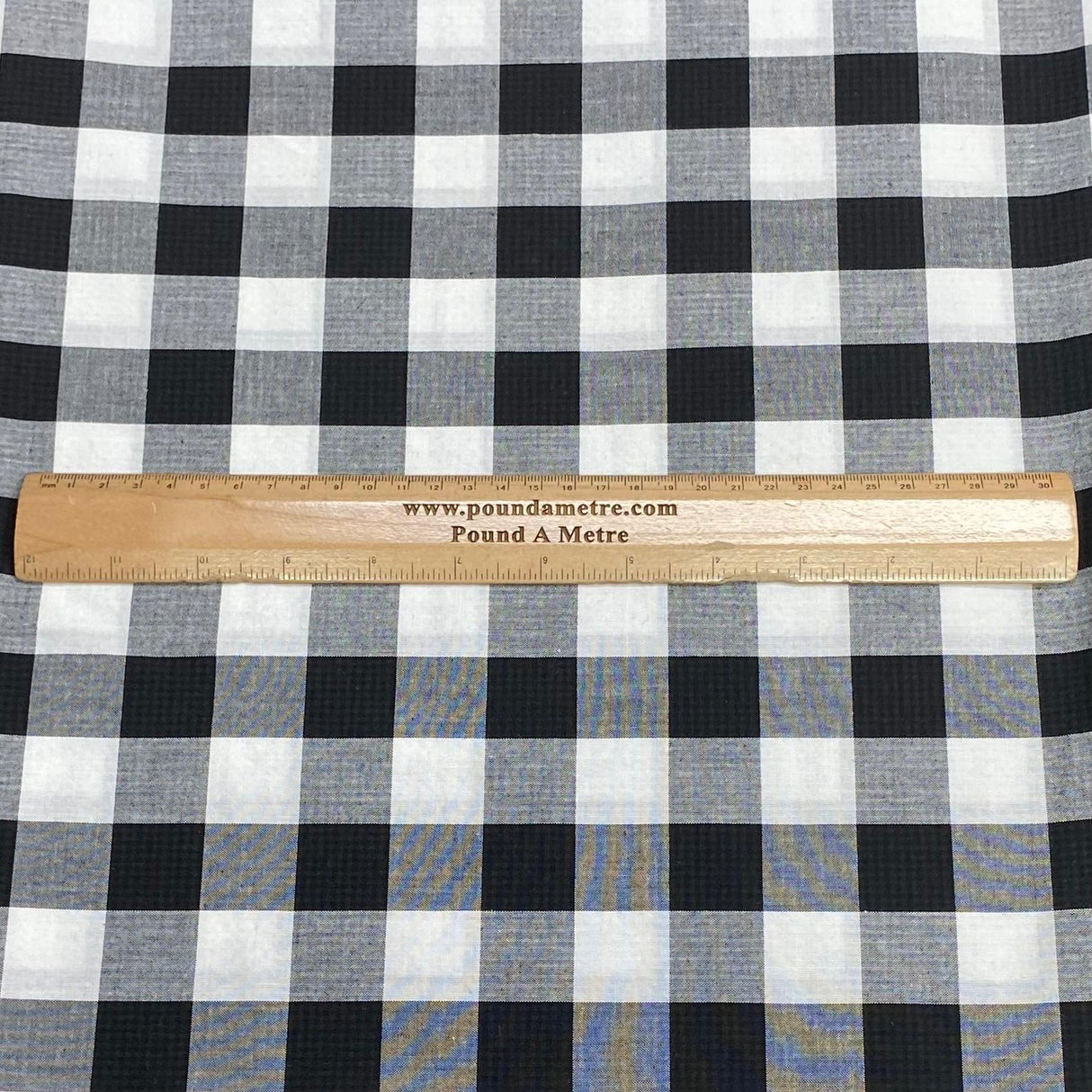 Pound A Metre 3 Metres 3 Metres Luxury Dressmaking 100% Digital Printed Cotton Lawn- 55" (Checks) (EOL)