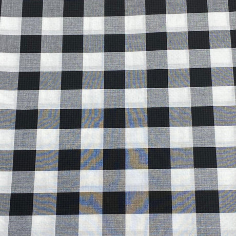 Pound A Metre 3 Metres 3 Metres Luxury Dressmaking 100% Digital Printed Cotton Lawn- 55" (Checks) (EOL)