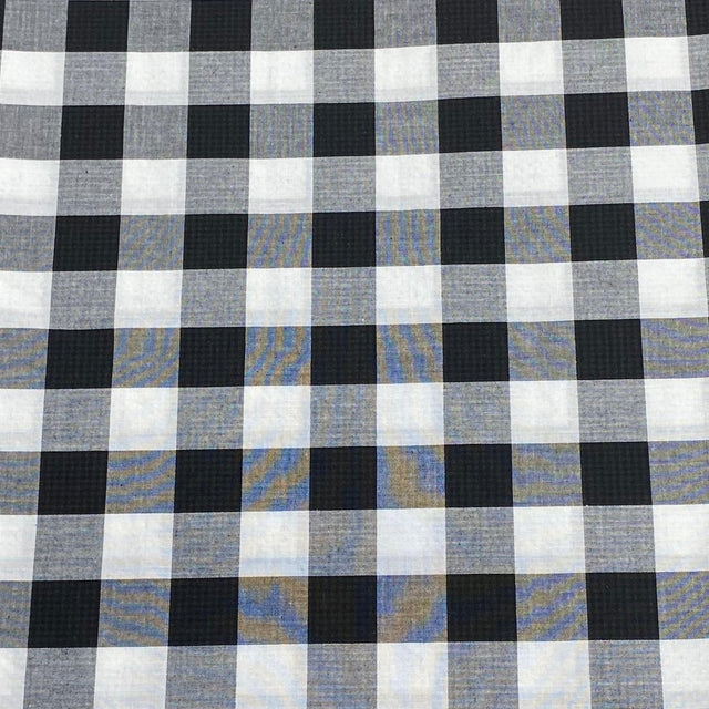 Pound A Metre 3 Metres 3 Metres Luxury Dressmaking 100% Digital Printed Cotton Lawn- 55" (Checks) (EOL)