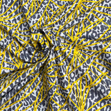 Pound A Metre 3  Metres Luxury Dressmaking 100% Digital Printed Cotton Lawn- 55" (Cheetah)
