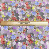 Pound A Metre 3 Metres 3 Metres, Luxury Dressmaking 100% Digital Printed Cotton Lawn- 55" (Eden)