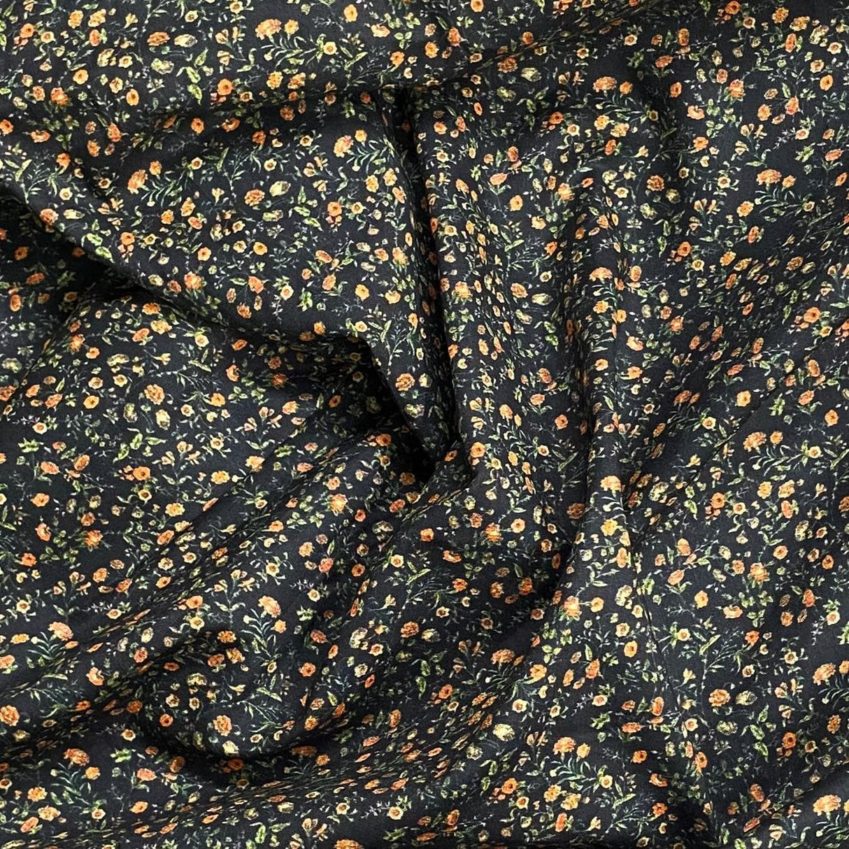 Pound A Metre 3 Metres 3 Metres, Luxury Dressmaking 100% Digital Printed Cotton Lawn- 55" (Floral)