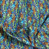 Pound A Metre 3 Metres 3 Metres, Luxury Dressmaking 100% Digital Printed Cotton Lawn- 55" (Forrest)