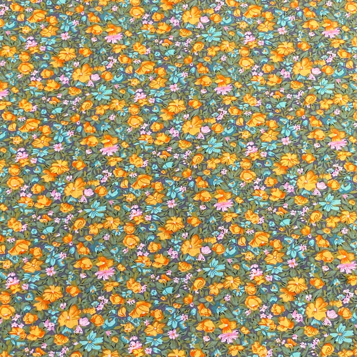 Pound A Metre 3 Metres 3 Metres, Luxury Dressmaking 100% Digital Printed Cotton Lawn- 55" (Garden) (EOL)