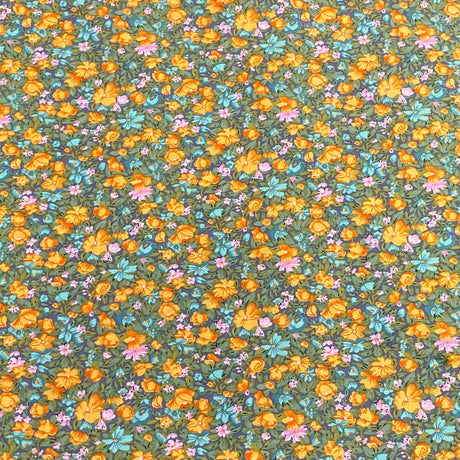 Pound A Metre 3 Metres 3 Metres, Luxury Dressmaking 100% Digital Printed Cotton Lawn- 55" (Garden) (EOL)