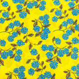 Pound A Metre 3 Metres 3 Metres, Luxury Dressmaking 100% Digital Printed Cotton Lawn- 55" (Lime Green)