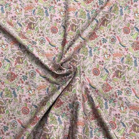 Pound A Metre 3 Metres 3 Metres, Luxury Dressmaking 100% Digital Printed Cotton Lawn- 55" (Mauve)