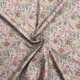Pound A Metre 3 Metres 3 Metres, Luxury Dressmaking 100% Digital Printed Cotton Lawn- 55" (Mauve)