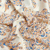 Pound A Metre 3 Metres Luxury Dressmaking 100% Digital Printed Cotton Lawn- 55" (Paisley)
