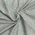 Pound A Metre 3  Metres Luxury Dressmaking 100% Digital Printed Cotton Lawn- 55" (Sage Garden)