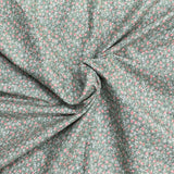 Pound A Metre 3  Metres Luxury Dressmaking 100% Digital Printed Cotton Lawn- 55" (Sage Garden)