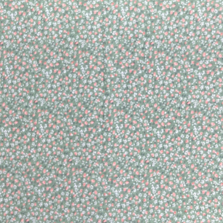 Pound A Metre 3  Metres Luxury Dressmaking 100% Digital Printed Cotton Lawn- 55" (Sage Garden)