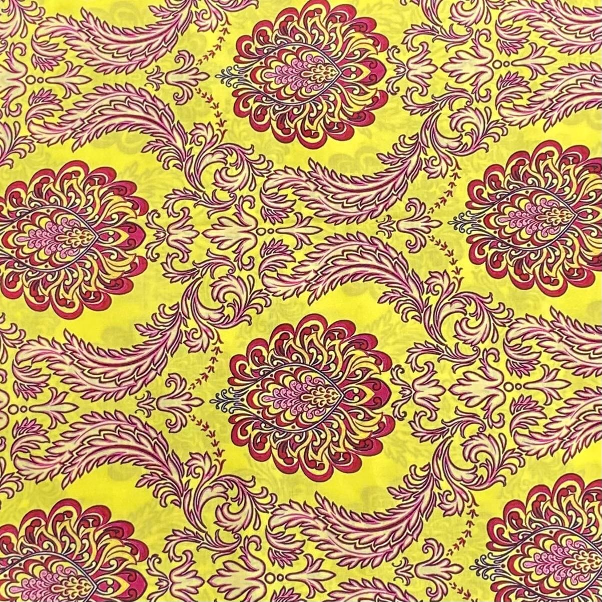 Pound A Metre 3 Metres 3 Metres Luxury Dressmaking 100% Digital Printed Cotton Lawn- 55" (SP2)
