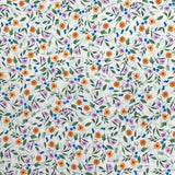Pound A Metre 3  Metres Luxury Dressmaking 100% Digital Printed Cotton Lawn- 55" (Tulip Garden)