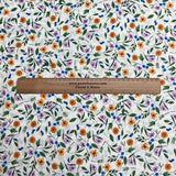 Pound A Metre 3  Metres Luxury Dressmaking 100% Digital Printed Cotton Lawn- 55" (Tulip Garden)