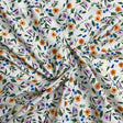 Pound A Metre 3  Metres Luxury Dressmaking 100% Digital Printed Cotton Lawn- 55" (Tulip Garden)