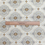 Pound A Metre 3  Metres Luxury Dressmaking 100% Digital Printed Cotton Lawn- 55" (WallPaint)