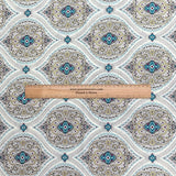 Pound A Metre 3  Metres Luxury Dressmaking 100% Digital Printed Cotton Lawn- 55" (Wallpaper)