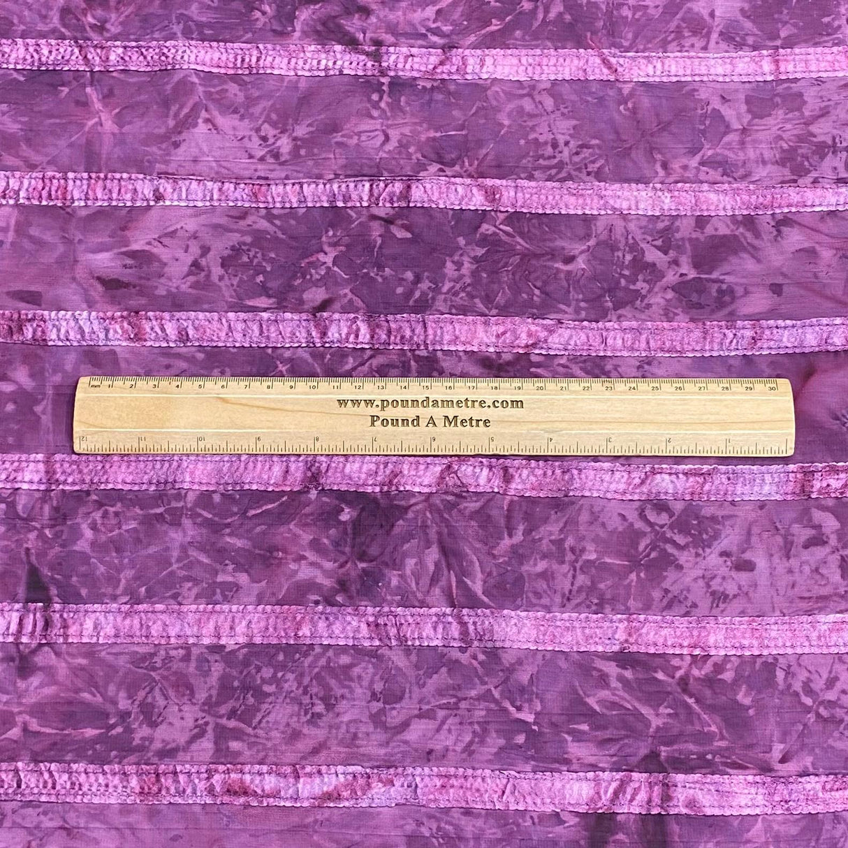 Pound A Metre 3 Metres Luxury Dressmaking Chiffon- 55" Wide - (Grape)