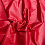 Pound A Metre 3 Metres Luxury Dressmaking Metallic Chiffon- 55" Wide - (Red)