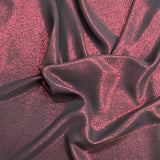 Pound A Metre 3 Metres Luxury Dressmaking Metallic Chiffon- 55" Wide - (Red)