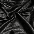 Pound A Metre 3 Metres Luxury Foil Viscose Fabric – 55'' Wide (Black)