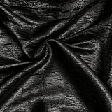 Pound A Metre 3 Metres Luxury Foil Viscose Fabric – 55'' Wide (Black)