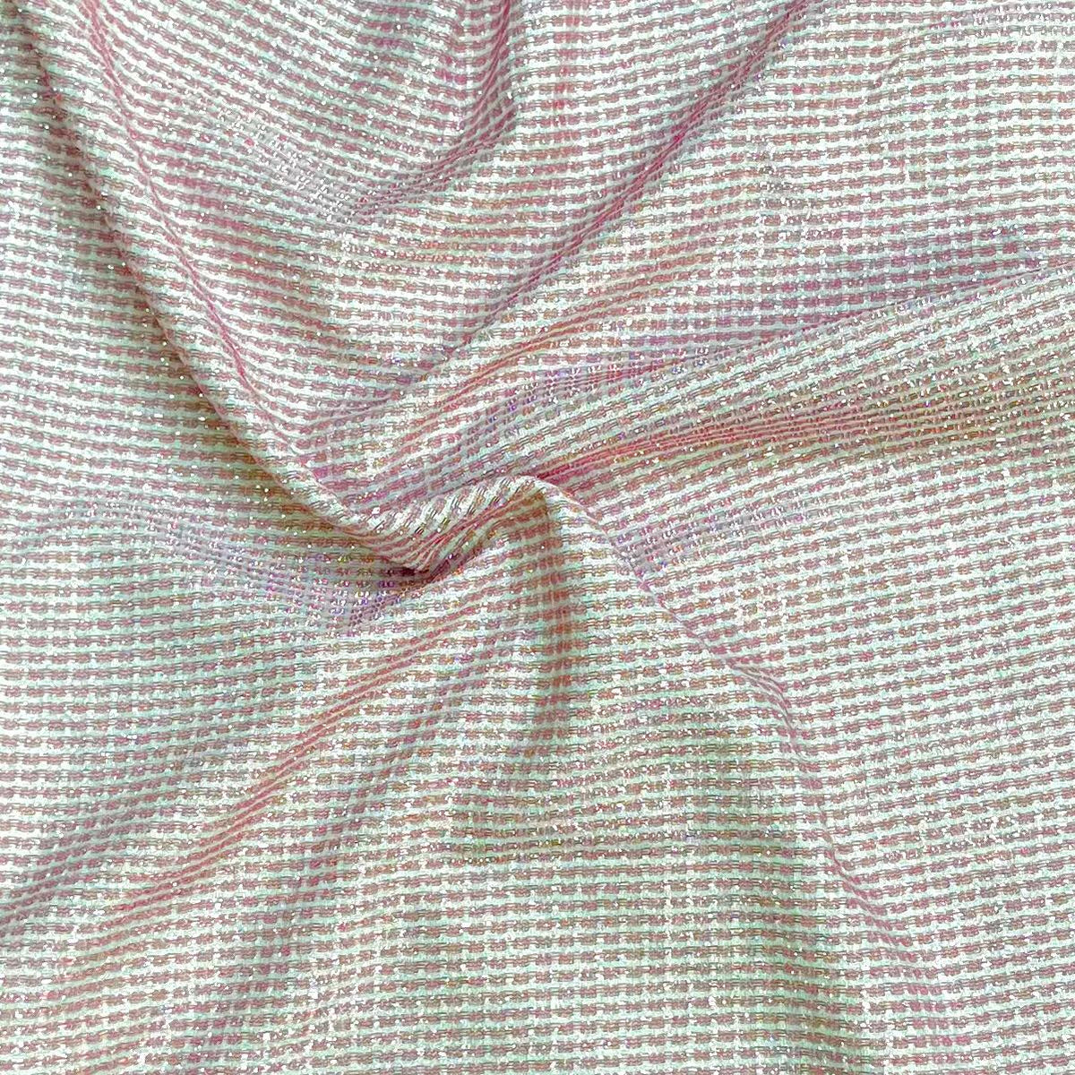 Pound A Metre 3 Metres Luxury Glitter Fabric – 45" Wide (Pink)
