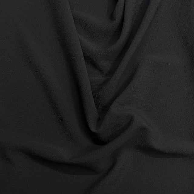 Pound A Metre 3 Metres, Luxury Linen Crepe - 55” Wide (Black)