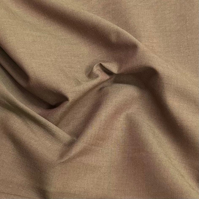 Pound A Metre 3 Metres, Luxury Linen Crepe - 55” Wide (Coffee)