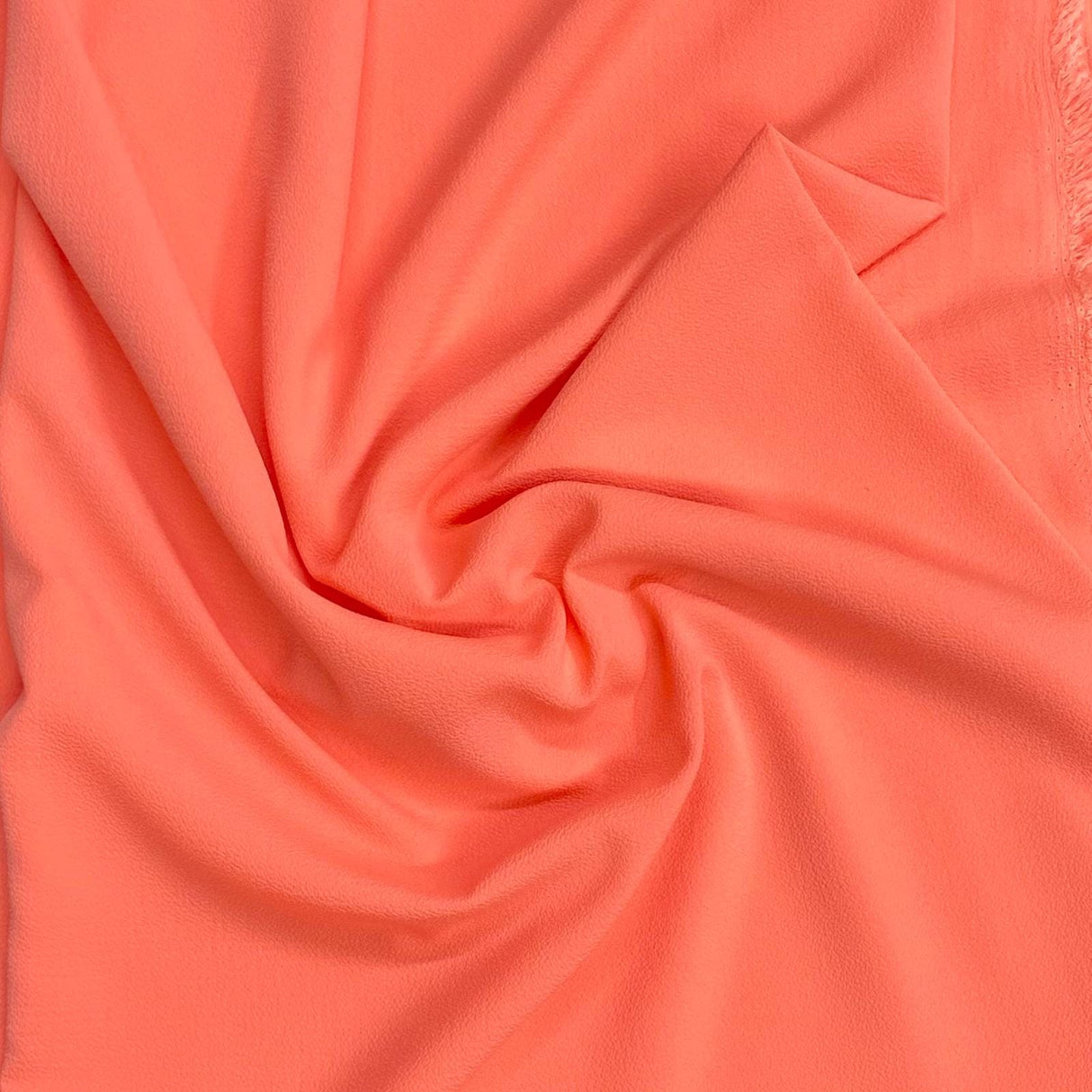 Pound A Metre 3 Metres, Luxury Linen Crepe - 55” Wide (Coral)