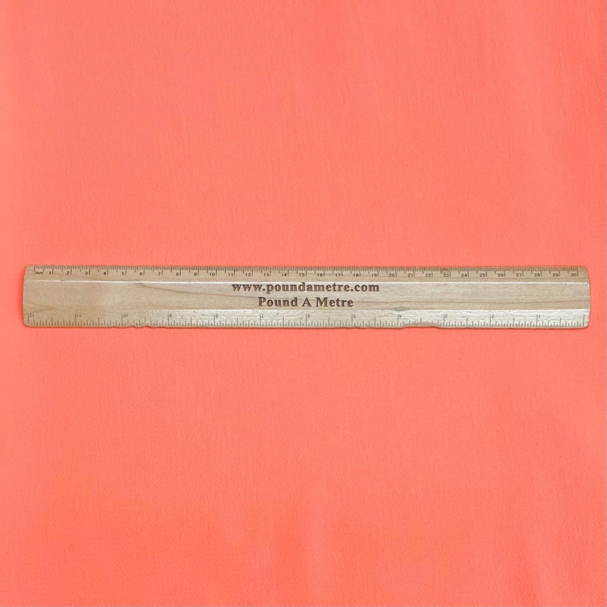 Pound A Metre 3 Metres, Luxury Linen Crepe - 55” Wide (Coral)