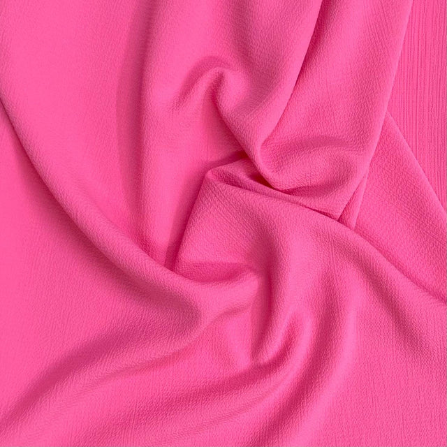 Pound A Metre 3 Metres, Luxury Linen Crepe - 55” Wide (Fuschia)