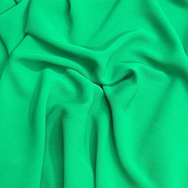 Pound A Metre 3 Metres, Luxury Linen Crepe - 55” Wide (Grass)