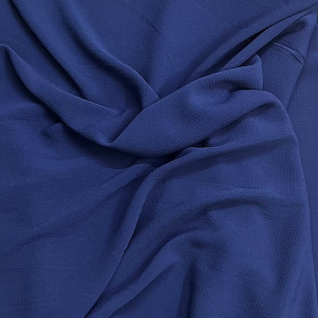 Pound A Metre 3 Metres, Luxury Linen Crepe - 55” Wide (Navy)