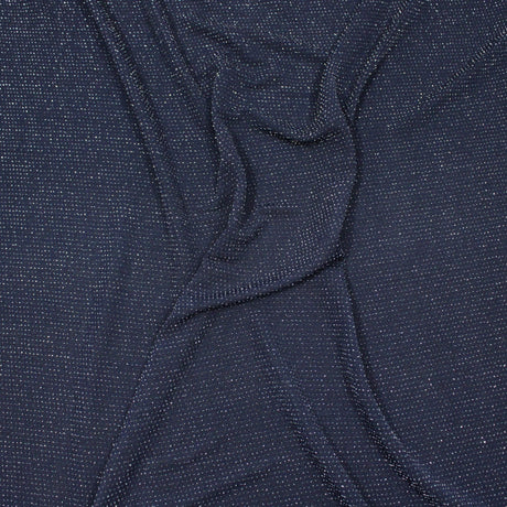 Pound A Metre 3 Metres 3 Metres Luxury Moonlight Jersey -  55" (NAVY SPARKLE)