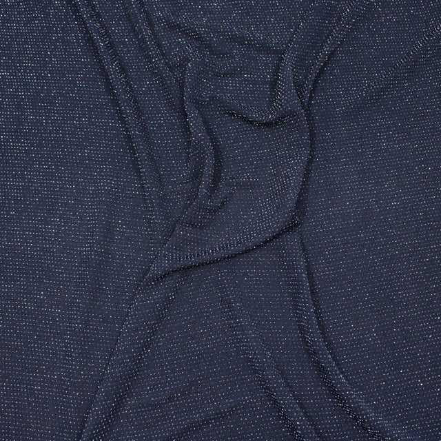 Pound A Metre 3 Metres 3 Metres Luxury Moonlight Jersey -  55" (NAVY SPARKLE)