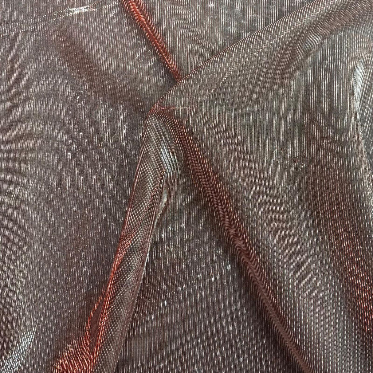 Pound A Metre 3 Metres, Luxury Moonlight Jersey Fabric- 55" Wide (Red & Silver)
