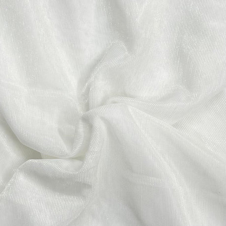 Pound A Metre 3 Metres, Luxury Moonlight Jersey Fabric- 55" Wide (White)